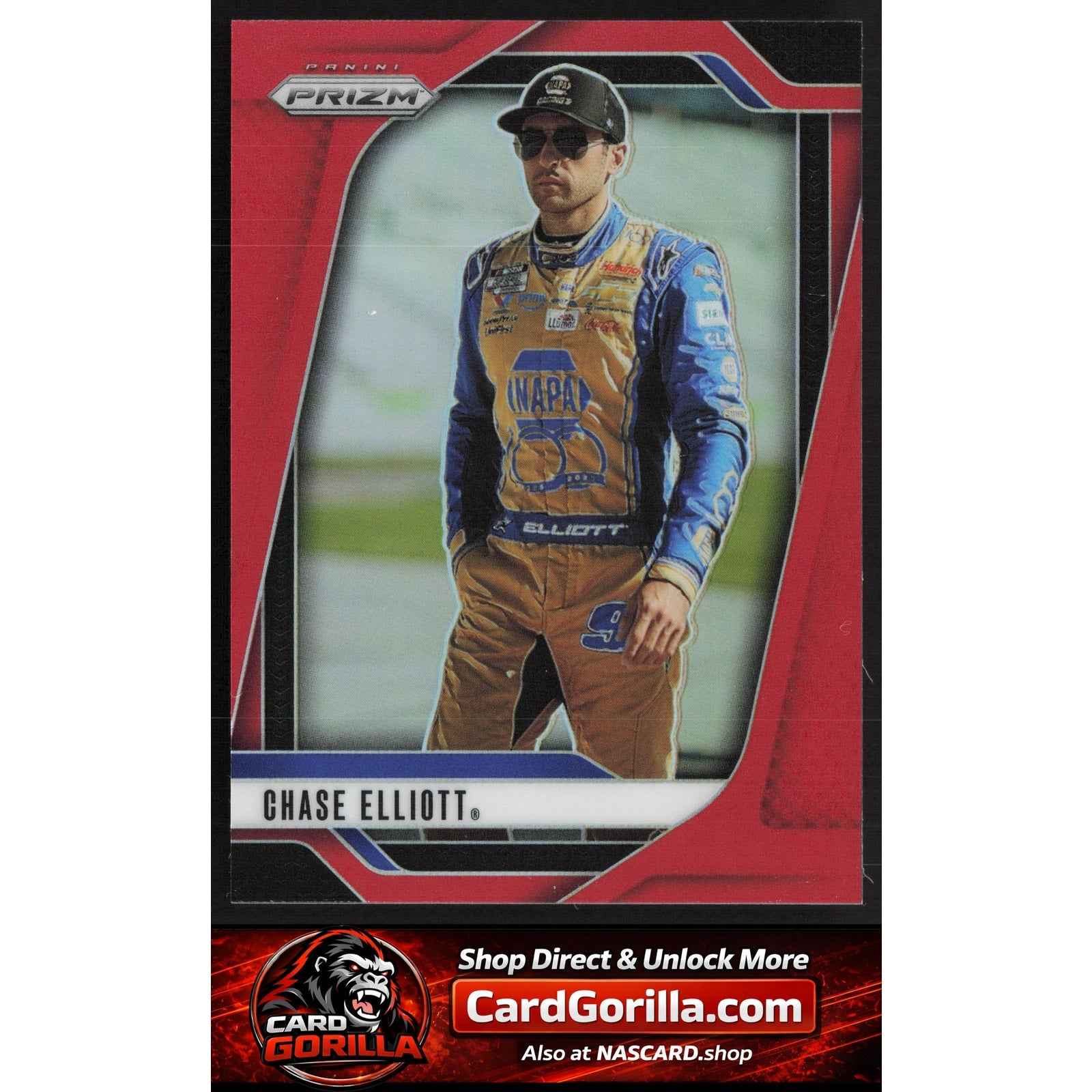 2025 Panini Prizm #43 Chase Elliott Red #/249