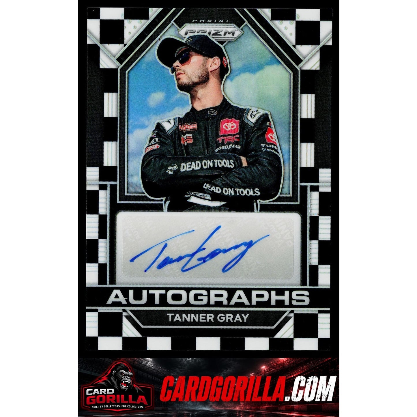 2023 Panini Prizm #A-TGY Tanner Gray Autographs Checkered Flag Prizm #/50