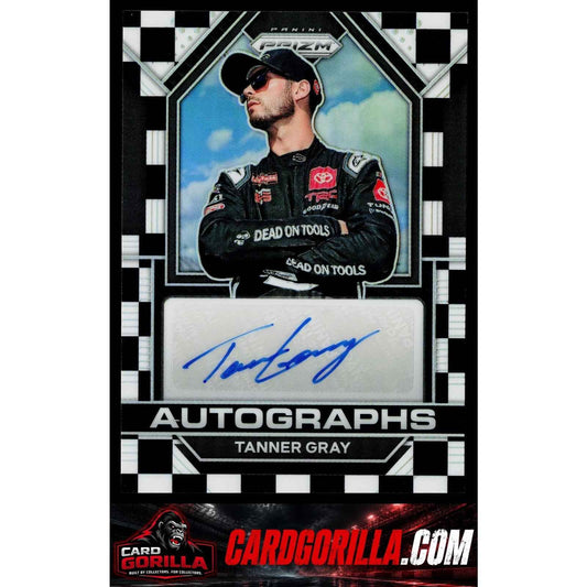 2023 Panini Prizm #A-TGY Tanner Gray Autographs Checkered Flag Prizm #/50