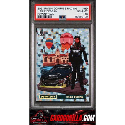 2021 Panini Donruss Racing Downtown #HD Hailie Deegan Downtown PSA 10