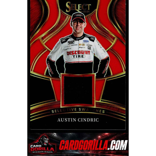 2026 Panini Select #SS-ACD Austin Cindric Selective Swatches Red Prizms #/99