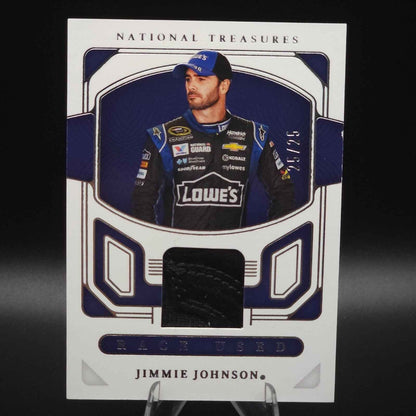 2023 Panini National Treasures Race Used Jimmie Johnson #RU-JJN Glove /25 (MEM) - NASCARD.shop