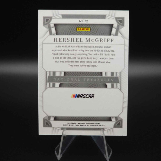 2023 National Treasures NASCAR Diamond Anniversary Holo Gold Hershel McGriff /10 - NASCARD.shop