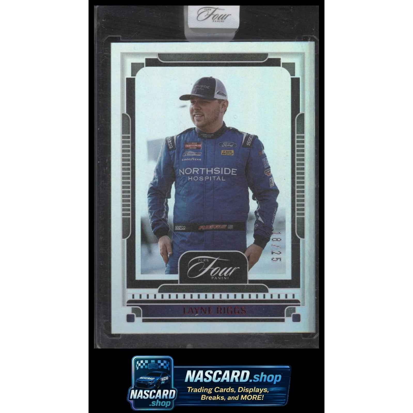 2025 Panini Turn Four #94 Layne Riggs Red #/25