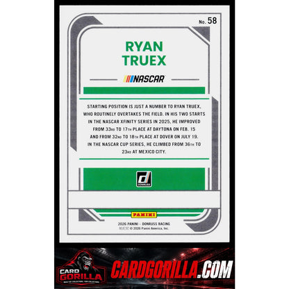 2026 Donruss #58 Ryan Truex Red #/299