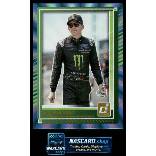 2025 Donruss #91 Riley Herbst Carolina Blue Laser #/99