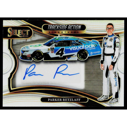 2025 Panini Select #TAS-PRZ Parker Retzlaff Trackside Action Signatures