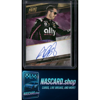 2023 Panini Prime #PS-ABO Alex Bowman Prime Signatures Holo Gold #/15 - Card Gorilla