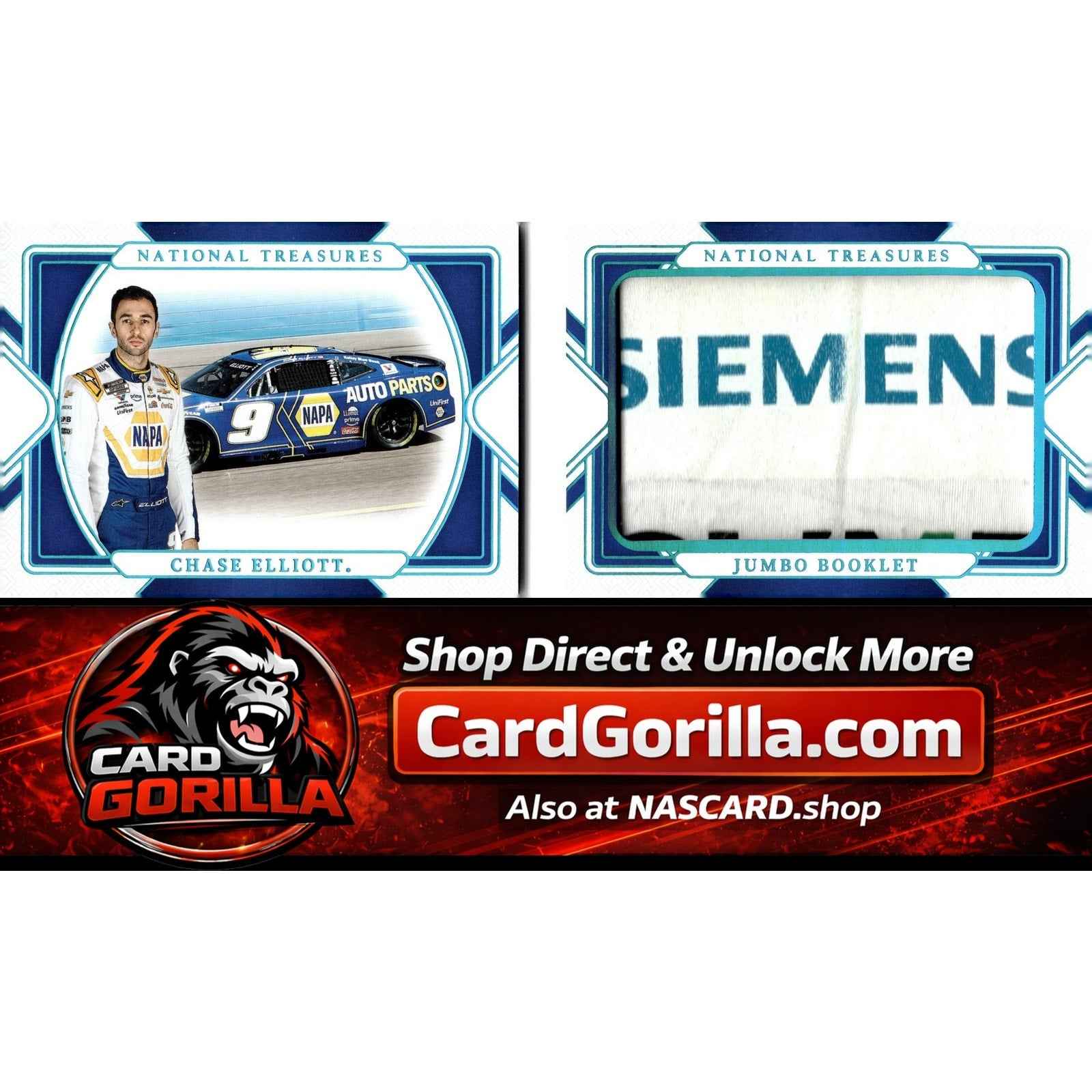 2025 National Treasures Chase Elliott Jumbo Booklet Firesuit Sponsor Logo