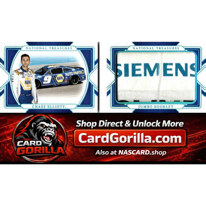 2025 National Treasures Chase Elliott Jumbo Booklet Firesuit Sponsor Logo