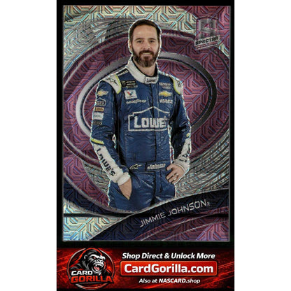 2022 Panini Chronicles #29 Jimmie Johnson Spectra Meta Pink #/25