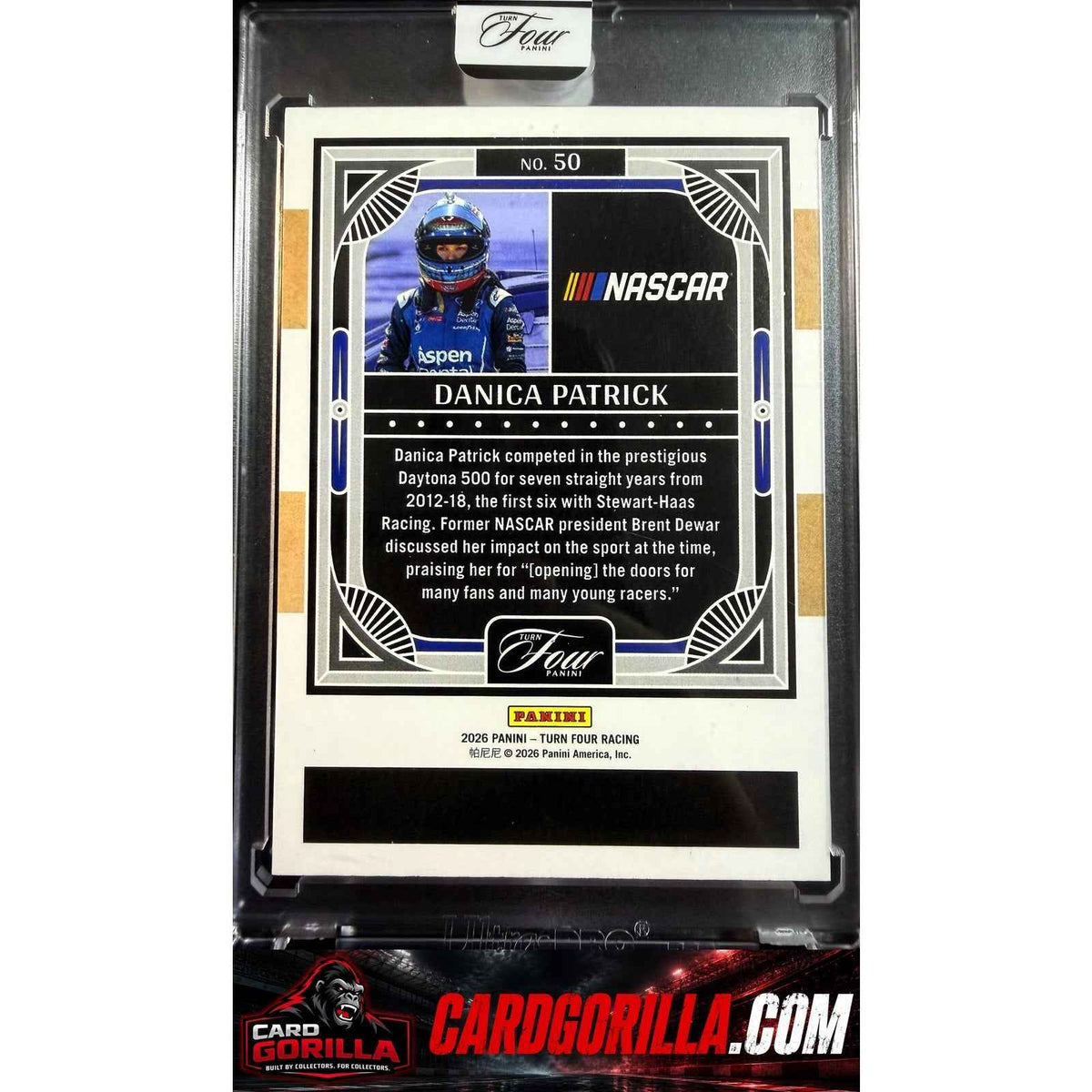 2026 Panini Turn Four #50 Danica Patrick #/65