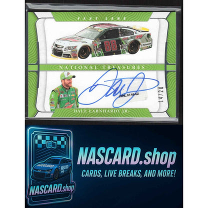 2022 Panini National Treasures #FL-JR Dale Earnhardt Jr Fast Lane #/20