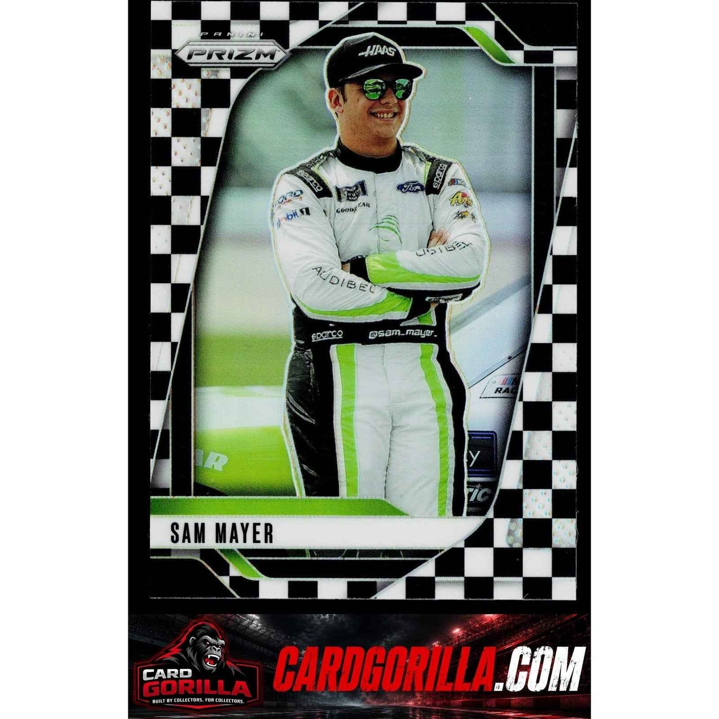 2025 Panini Prizm #69 Sam Mayer Checkered Flag #/75
