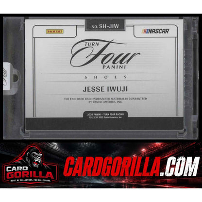 2025 Panini Turn Four #SH-JIW Jesse Iwuji Shoes Red #/10