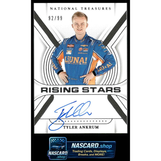 2024 Panini National Treasures #RS-TAK Tyler Ankrum Rising Stars #/99