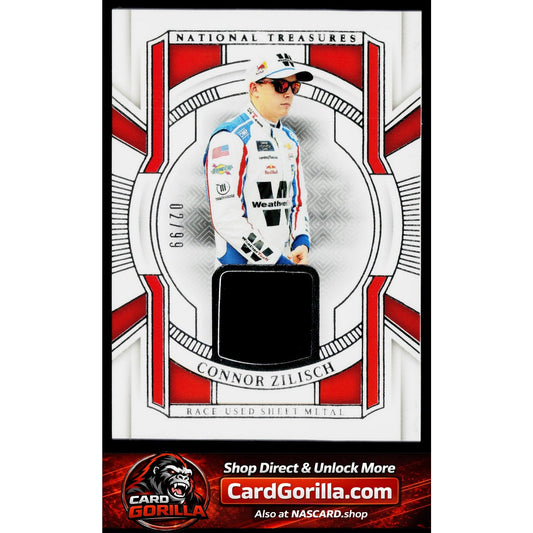 2025 Panini National Treasures Connor Zilisch Race Used Sheet Metal #/99