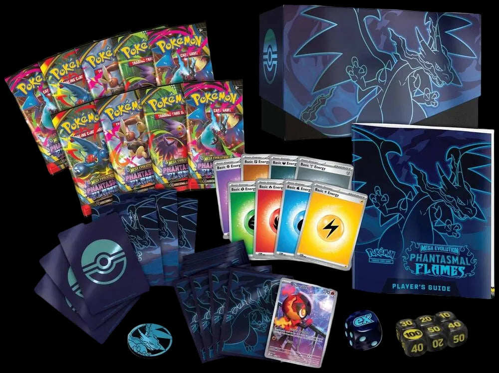 Pokémon TCG Mega Evolution Phantasmal Flames Elite Trainer Box