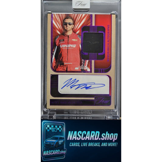 2025 Panini Turn Four Matt DiBenedetto Memorabilia Autographs Purple #/25