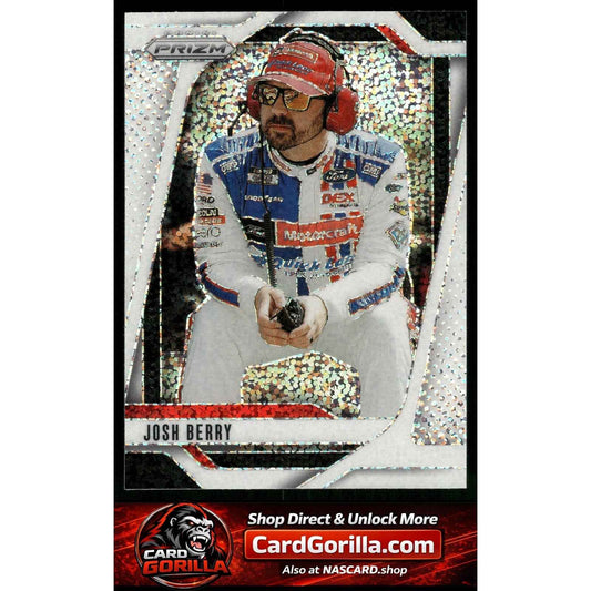 2025 Panini Prizm #82 Josh Berry White Sparkle