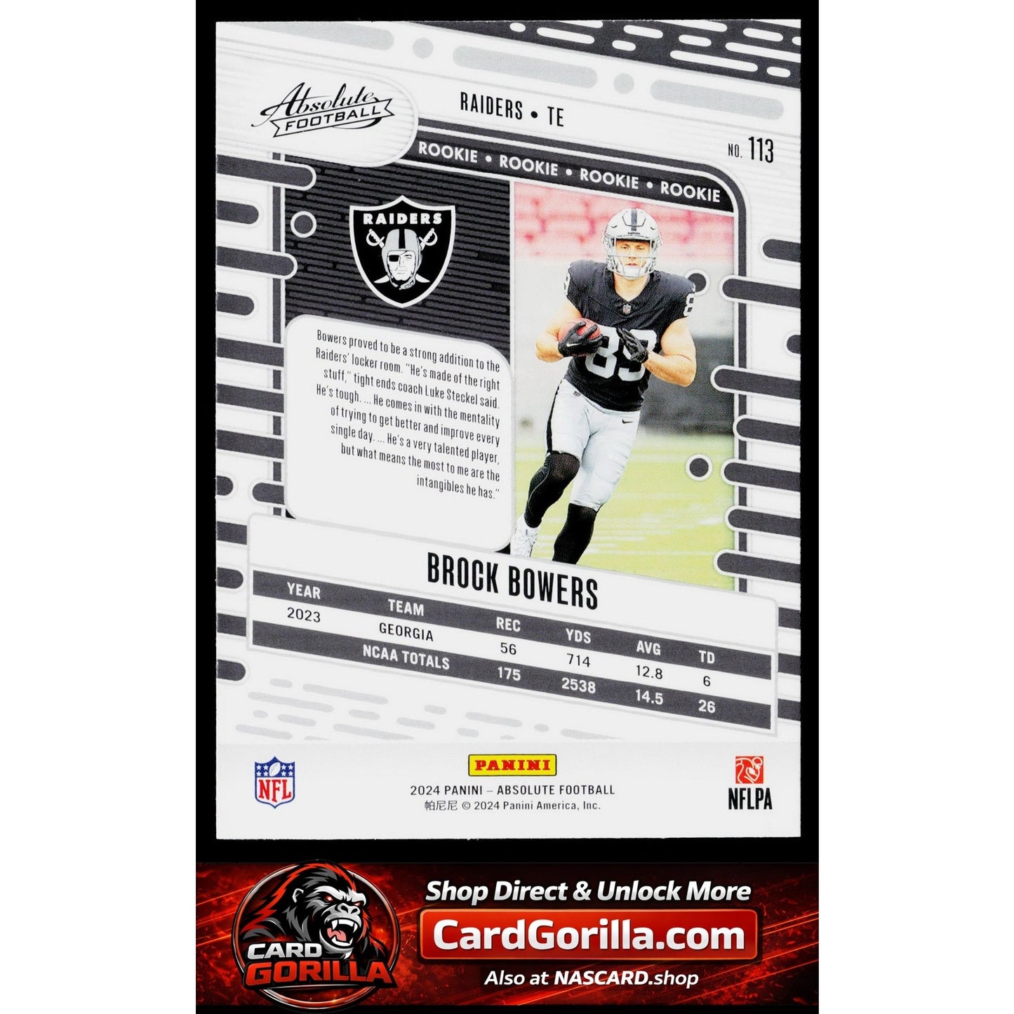 2024 Panini Absolute #151 Adonai Mitchell Black