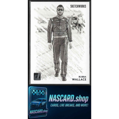 2021 Donruss #S-KY Bubba Wallace Sketchworks