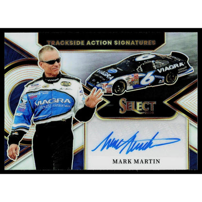2026 Panini Select #TAS-MMR Mark Martin Trackside Action Signatures
