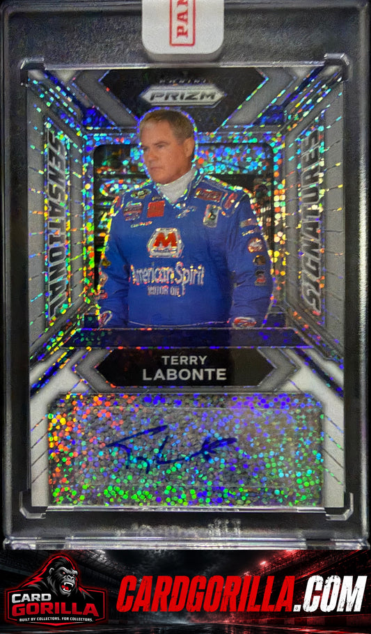 2024 Panini Prizm Terry Labonte Sensational Signatures White Sparkle #1/1