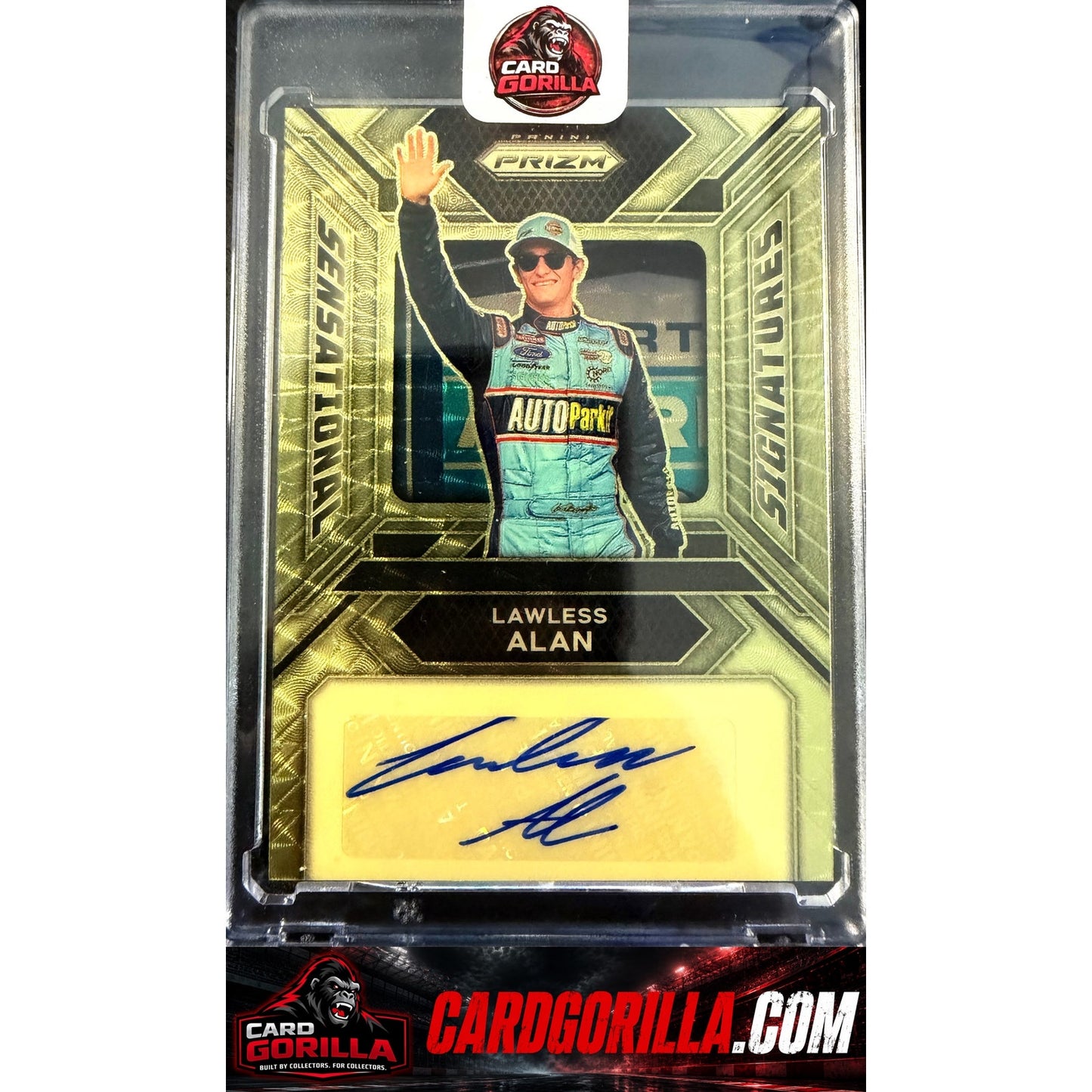 2024 Panini Prizm #SS-LAN Lawless Alan Sensational Signatures Gold Vinyl #1/1