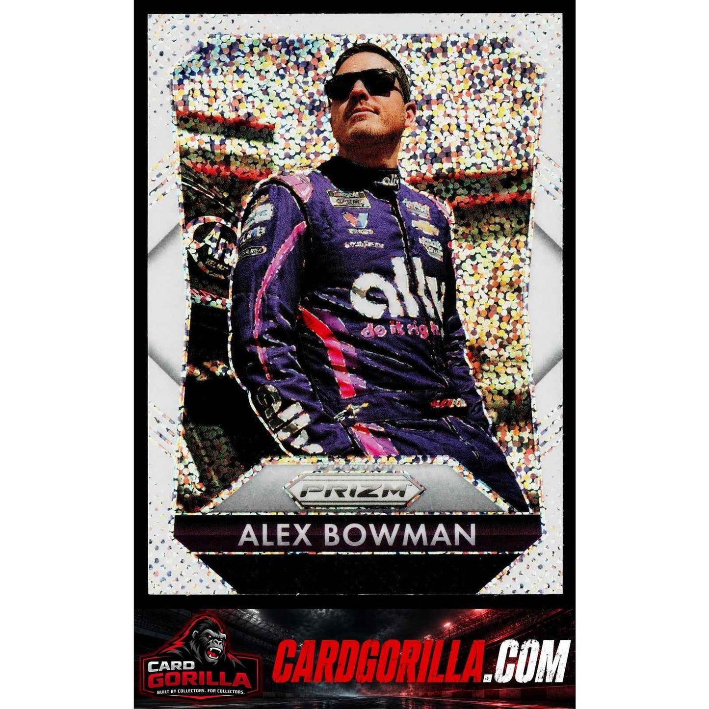 2025 Panini Prizm #193 Alex Bowman White Sparkle