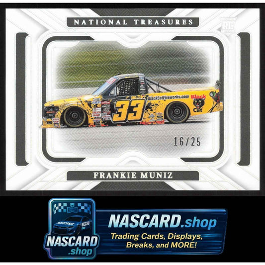 2025 Panini National Treasures #3 Frankie Muniz Rides Holo Silver #/25