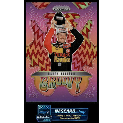 2025 Panini Prizm #6 Davey Allison Groovy Red #/99