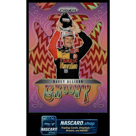 2025 Panini Prizm #6 Davey Allison Groovy Red #/99