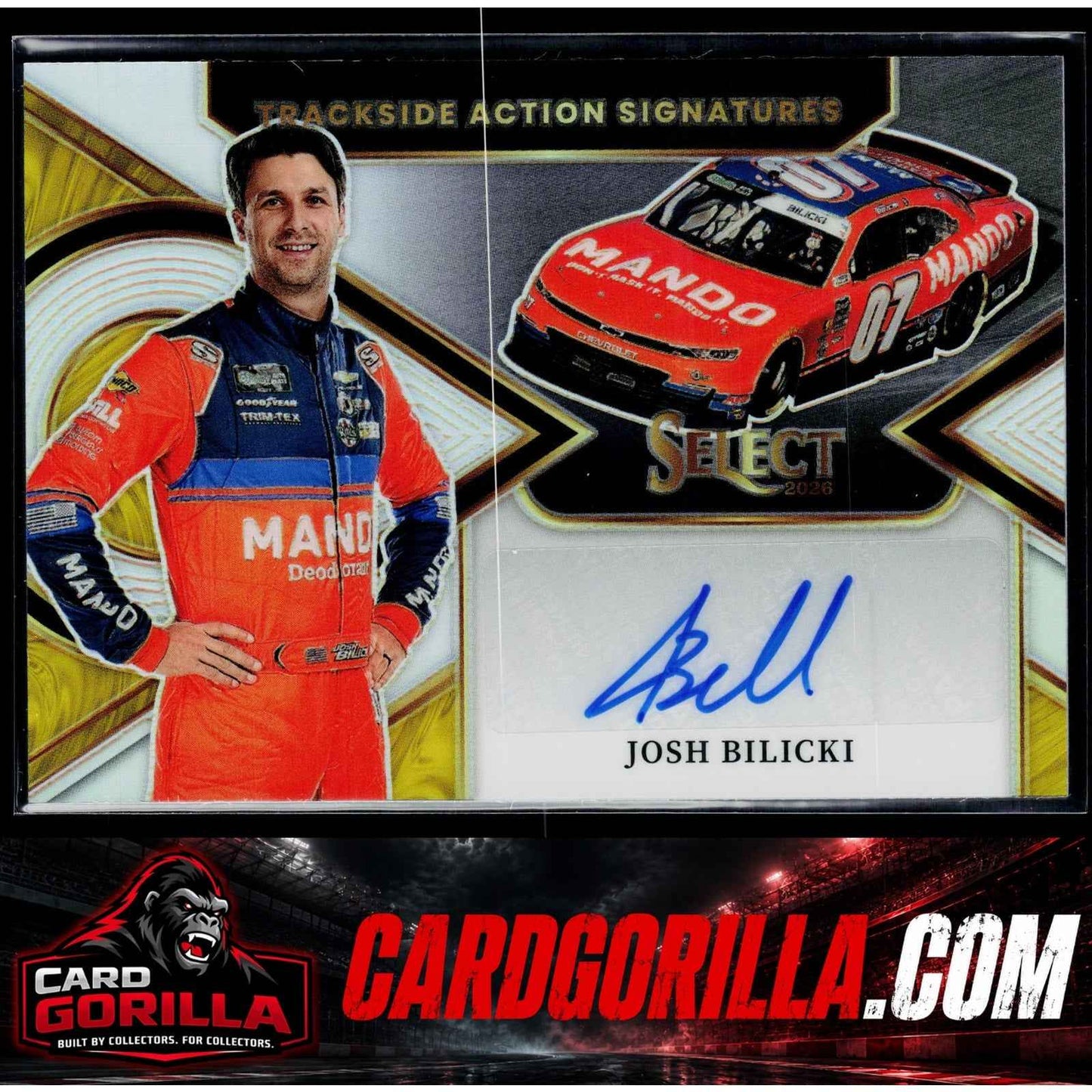 2026 Panini Select #TAS-JBL Josh Bilicki Trackside Action Signatures