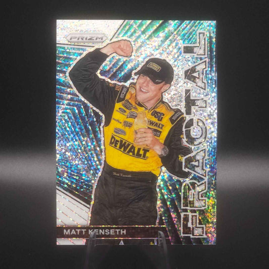 2023 Panini Prizm - Fractal White Sparkle Prizm Matt Kenseth #F10 - NASCARD.shop