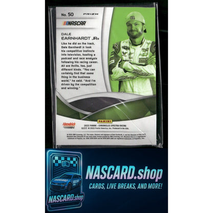 2022 Panini Chronicles #50 Dale Earnhardt Jr. Spectra