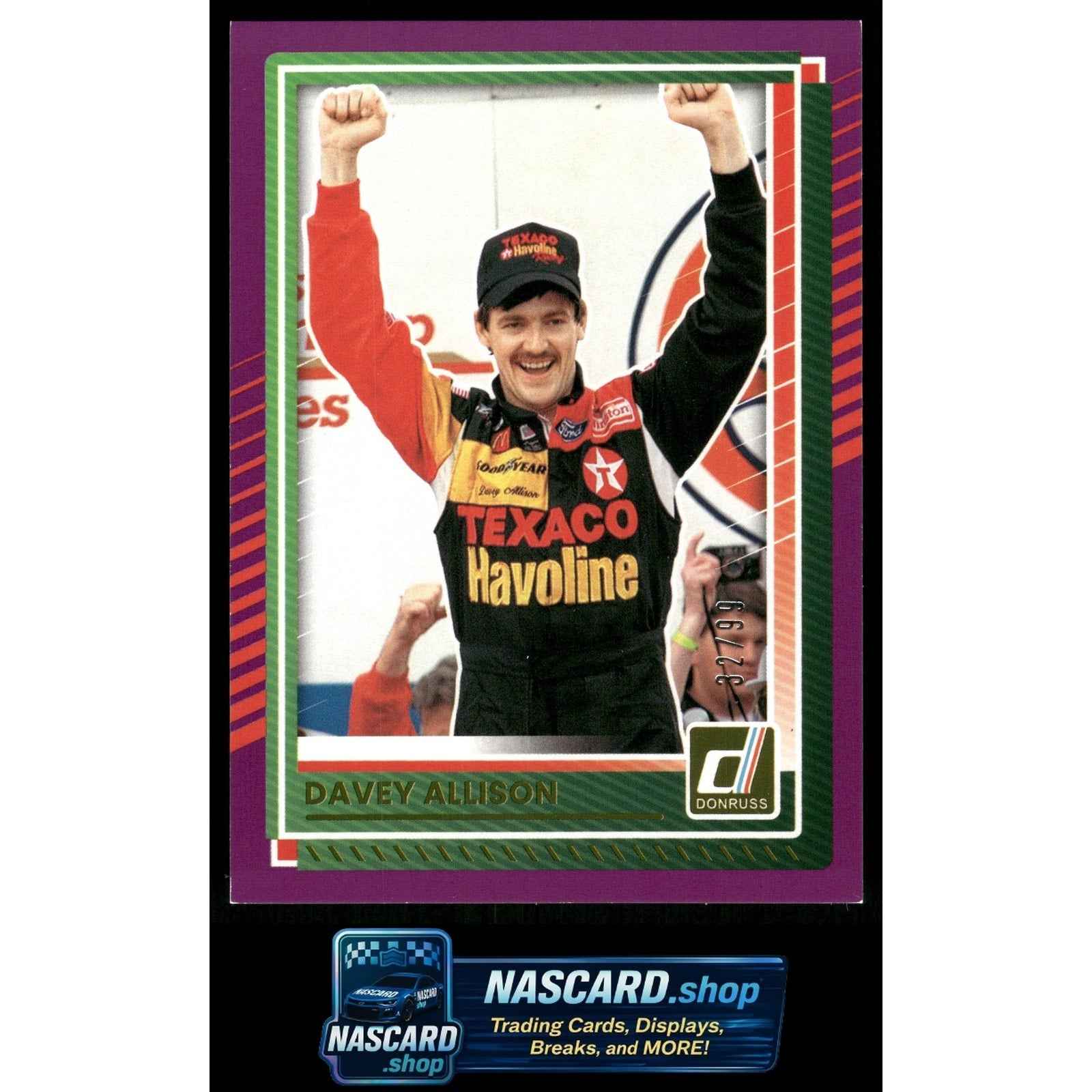 2025 Donruss #93 Davey Allison Purple #/99