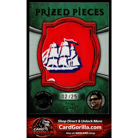 2009 Press Pass Showcase Tony Stewart Prized Pieces Firesuit #/25