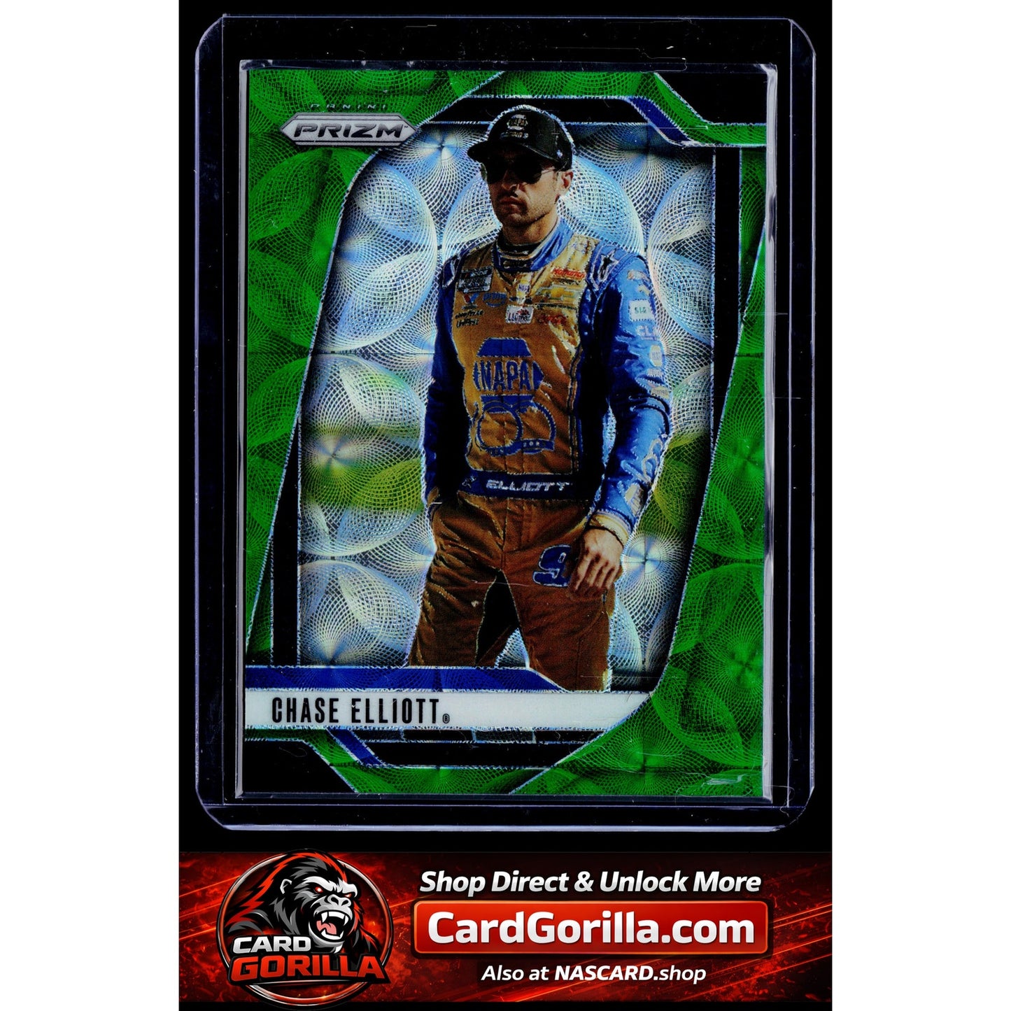 2025 Panini Prizm #43 Chase Elliott Green Scope #/149
