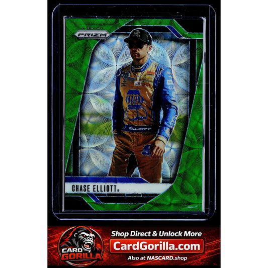 2025 Panini Prizm #43 Chase Elliott Green Scope #/149