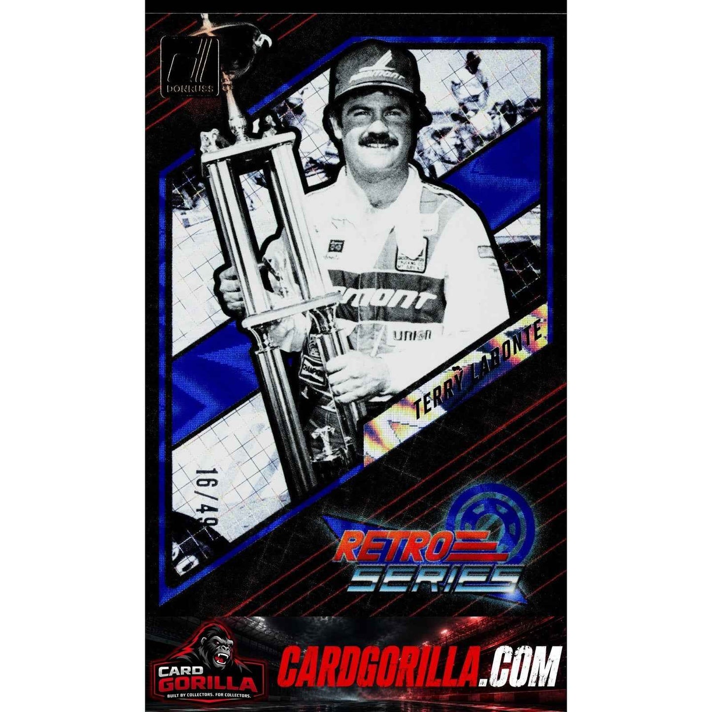 2024 Donruss #20 Terry Labonte Retro Series Blue Xplosion #/49