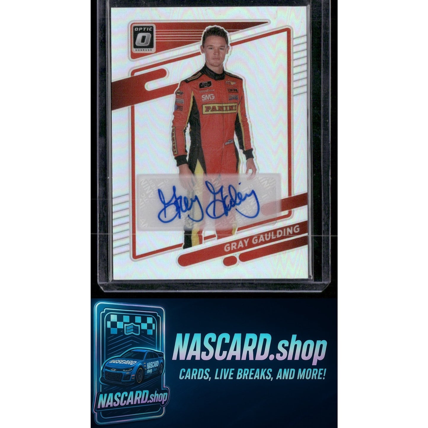 2022 Donruss #51 Gray Gaulding Optic Signatures Holo #/99 - Card Gorilla