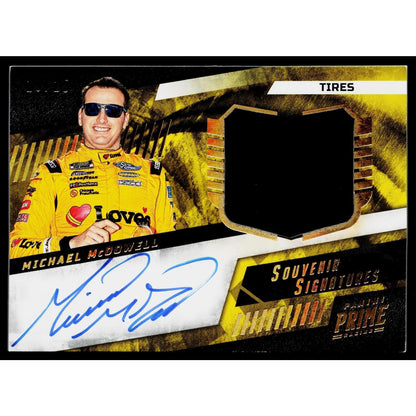 Michael McDowell 2023 Panini Prime - Souvenir Signatures Tires #/25