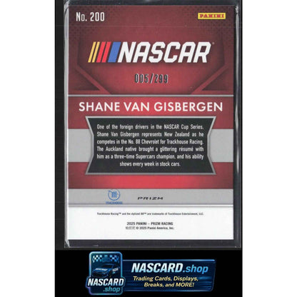 2025 Panini Prizm #200 Shane Van Gisbergen Pulsar #/299