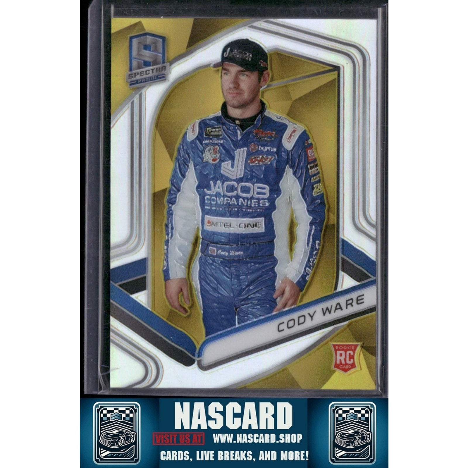 2020 Panini Chronicles #5 Cody Ware Spectra RC Gold #/10 - NASCARD.shop