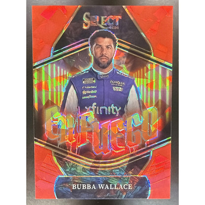 2026 Panini Select NASCAR Bubba Wallace #6 En Fuego Red Ice Prizms /49
