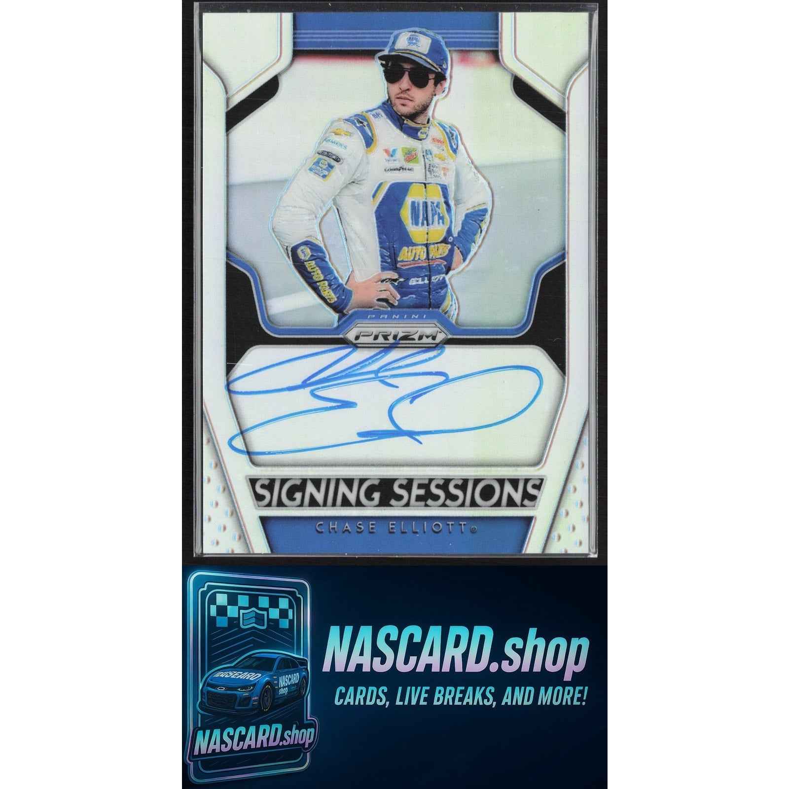 2019 Panini Prizm #SS-CE Chase Elliott Signing Sessions Prizm