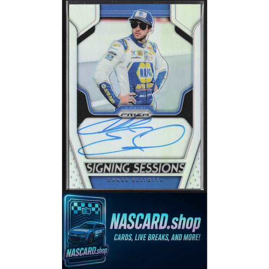 2019 Panini Prizm #SS-CE Chase Elliott Signing Sessions Prizm