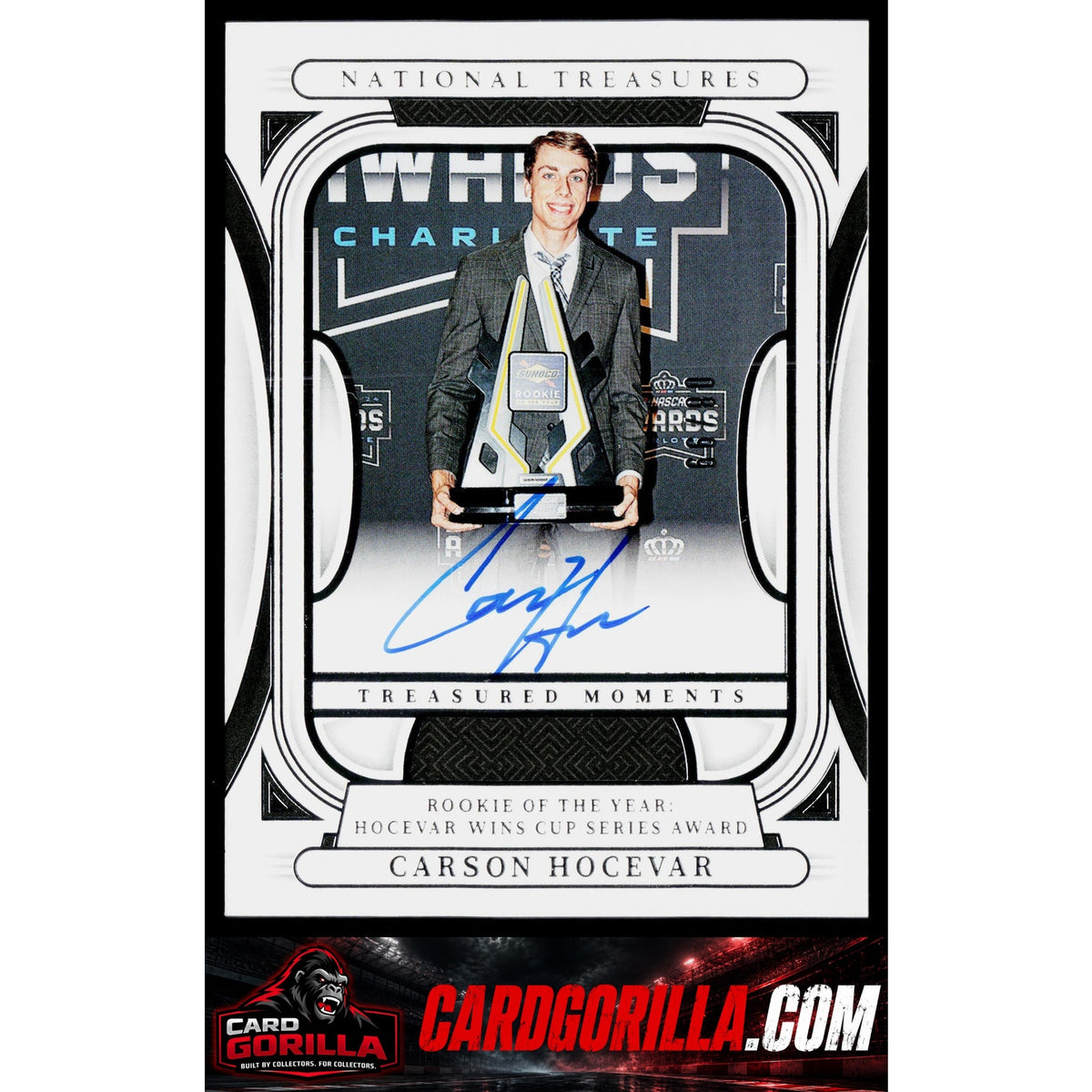 2025 Panini National Treasures #TM-CHR Carson Hocevar Treasured Moments #/99