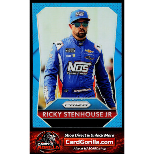 2025 Panini Prizm #198 Ricky Stenhouse Jr Carolina Blue #/49